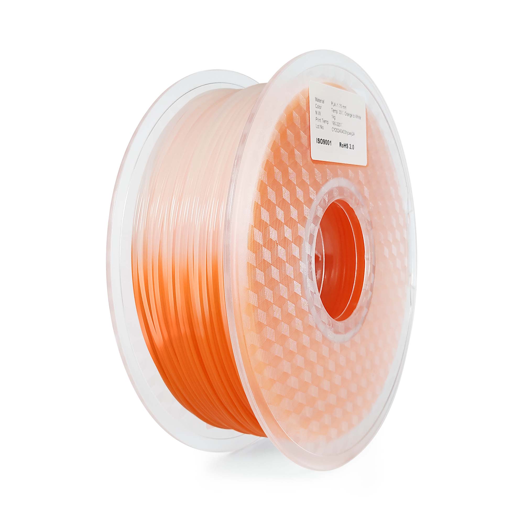 Orange to White