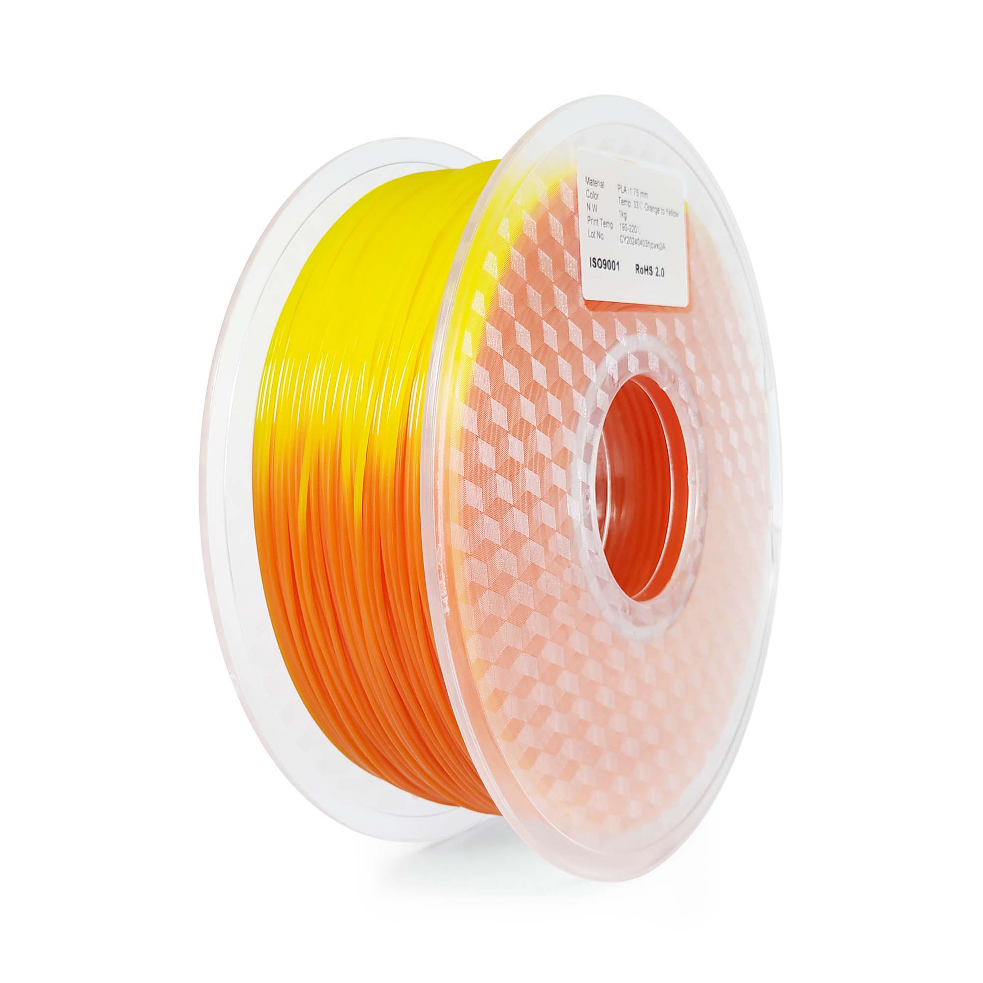 Orange to Yellow