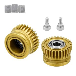 Nickel Plated Hardened Steel Extruder Gears for Creality K1 K1C K1 Max Ender 3 V3 / V3 Plus