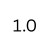 1.0mm