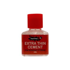 IckySticky Extra Thin Cement 40ml brush applicator and 120ml refill bottle