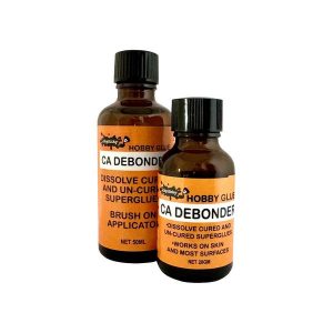 IckySticky CA Debonder with brush-on applicator for dissolving super glue
