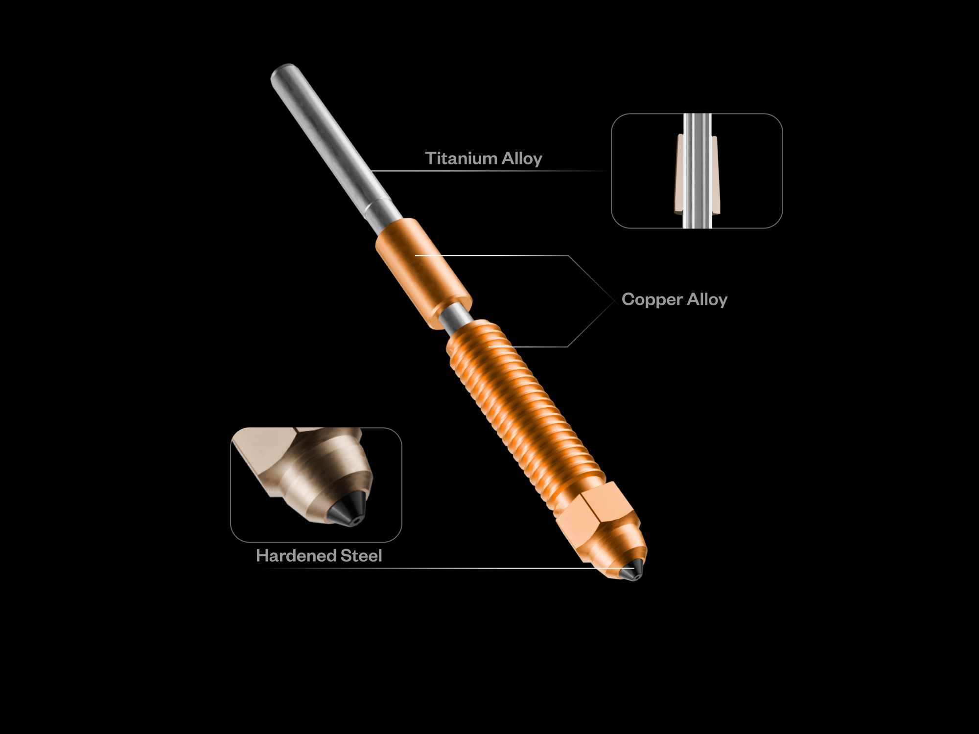 Phaetus EndCoat™ Nozzle for Creality K1C / K1 Max / Ender-3 V3 - Image 4