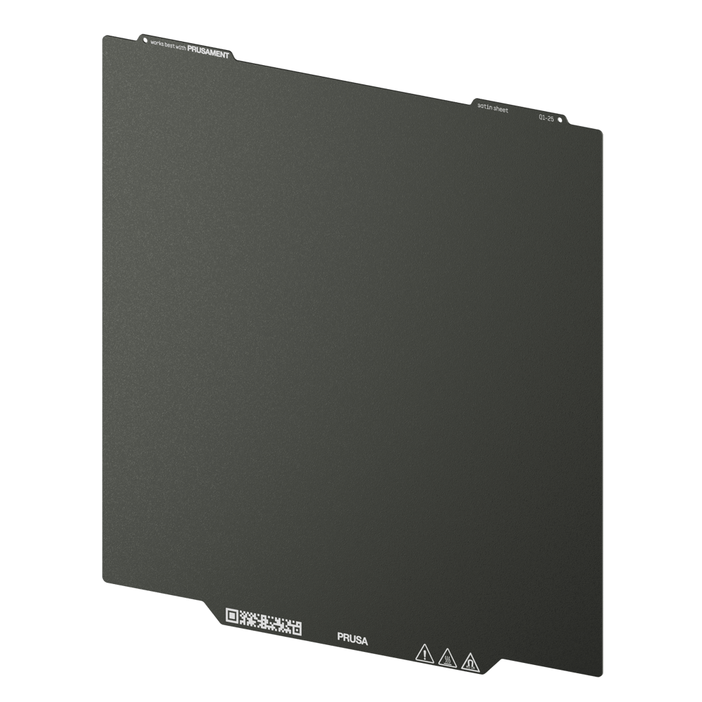 Prusa CORE One L satin powder-coated double-sided spring steel print sheet for large format printing