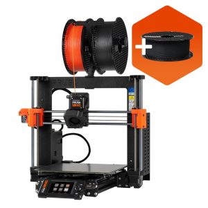 Original Prusa MK4S assembled open-frame 3D printer with 360° cooling and high-flow nozzle