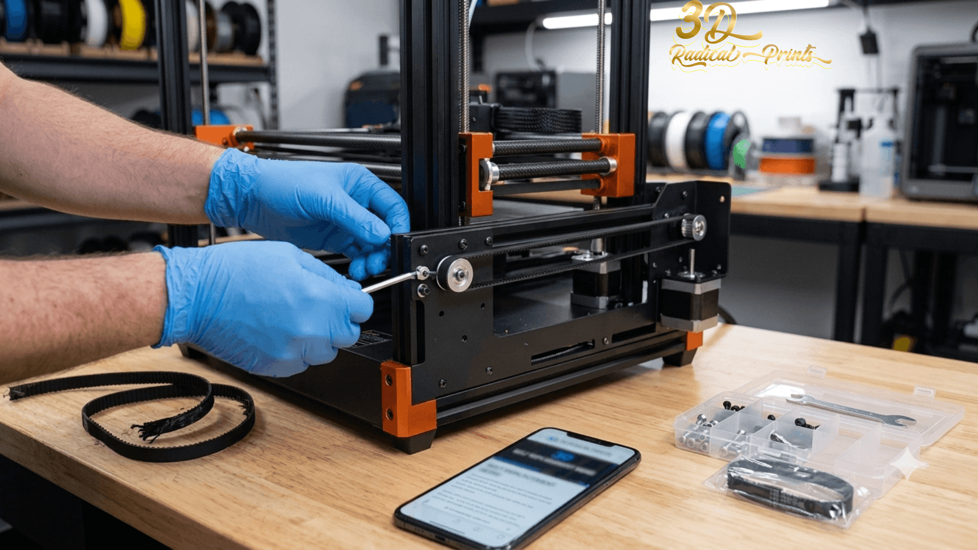 Creality K2 Plus belt replacement