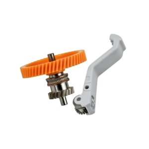 Hardened steel DLC-coated extruder gear kit for Snapmaker U1 3D printer