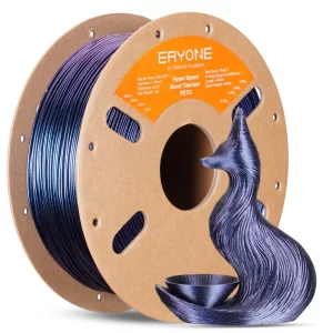 Eryone Hyper Speed Burnt Titanium PETG 1KG filament with iridescent metallic colour-shifting finish